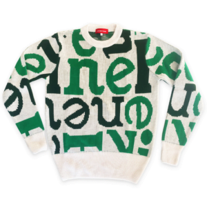 Heineken x BYDOME knitwear in green and white