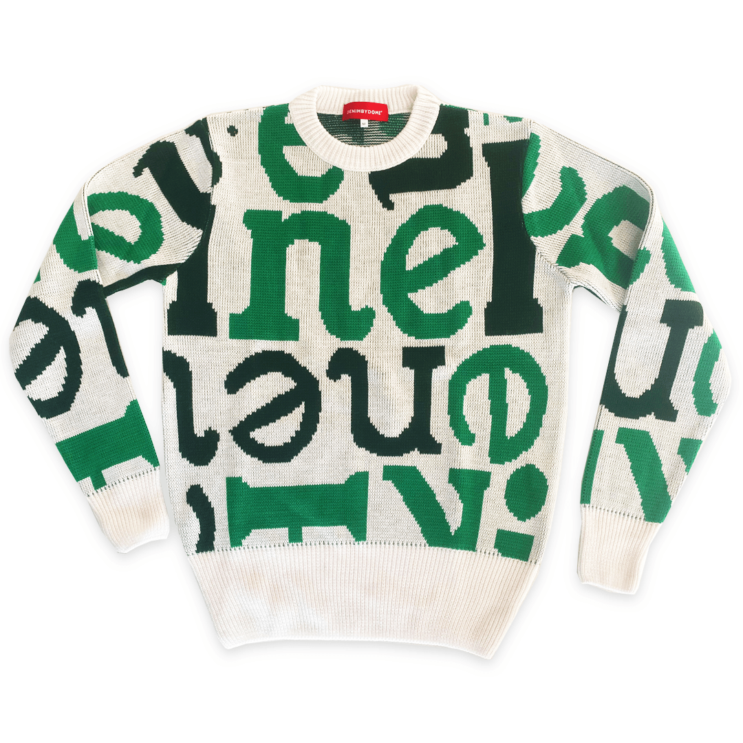 Heineken x BYDOME knitwear in green and white